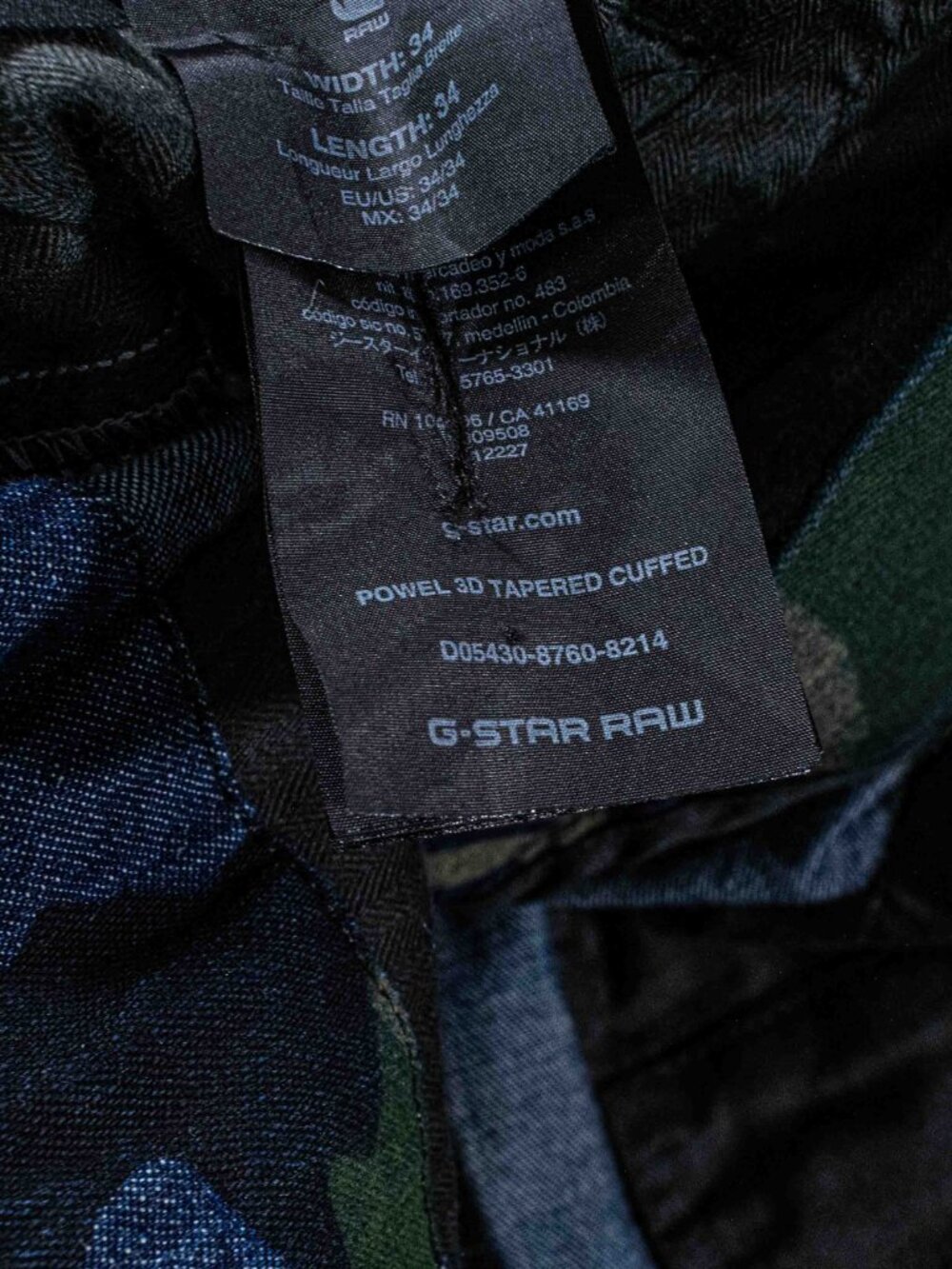G-Star Raw Powel 3D Tapered Cuffed Joggers 34 x 29.5 Flight Cargo Pants Techwear - Picture 12 of 14